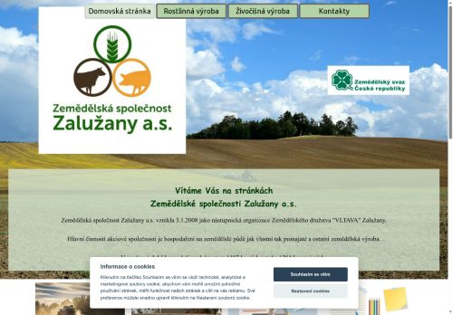 Zemědělská společnost Zalužany a.s. nabízí práci na pozici Řídící pracovníci v zemědělství a zahradnictví v obci Zalužany