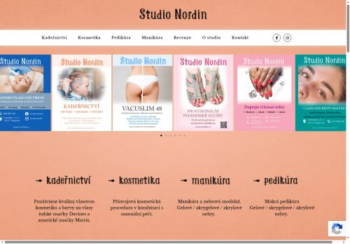 Zobrazit webové stránky Studio Nordin