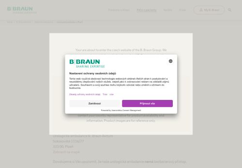 Zobrazit webové stránky Urologická ambulance B. Braun Avitum s.r.o.