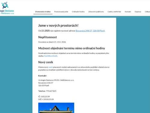 Urologie Denisovo MUDr. Veličkinová, s.r.o. - MUDr. Hana Panochová