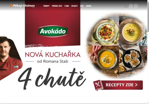 Webové stránky Pěkný - Unimex s.r.o., Veverská Bítýška