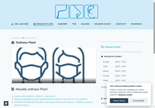 Zobrazit webové stránky Ušní, nosní, krční ambulance Kastner s.r.o.