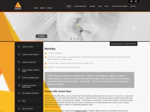 ORL ambulance LENTE Plzeň