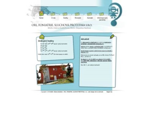 ORL, foniatrie, sluchová protetika s.r.o. - MUDr. Helena Koželuhová, MUDr. Štěpánka Havlová