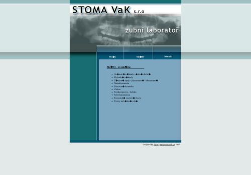 Zobrazit webové stránky Zubní laboratoř Stoma VaK s.r.o.