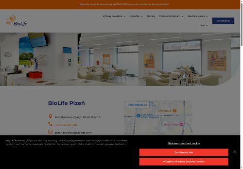 Zobrazit webové stránky Plazma centrum BioLife Plzeň