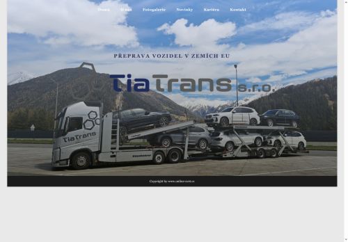 Tia trans s.r.o. nabízí práci na pozici Řidič autopřepravníku v obci Čáslav