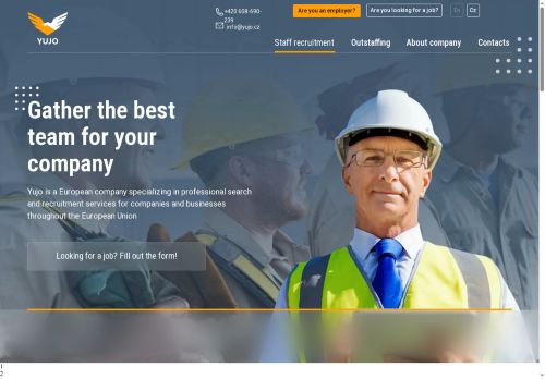 YUJO s.r.o. nabízí práci na pozici Manažeři v obci Praha