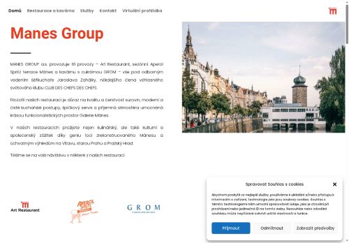 MANES GROUP a.s. nabízí práci na pozici Pomocní kuchaři - gril - terasa v obci Praha