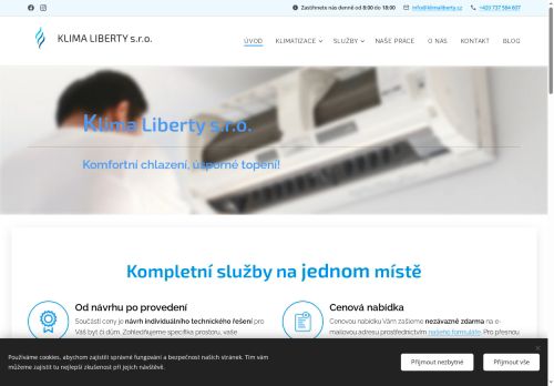 Zobrazit webové stránky KlimaLiberty