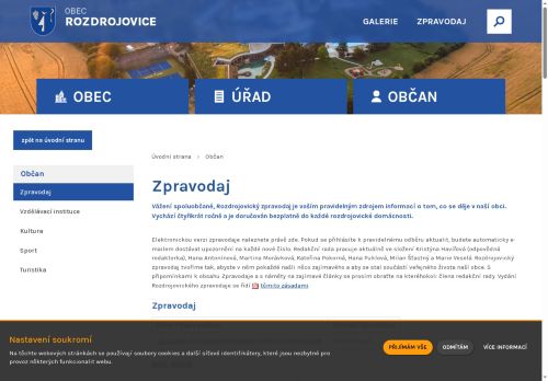 Zobrazit webové stránky Rozdrojovický zpravodaj