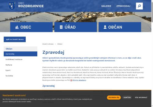Zobrazit webové stránky Rozdrojovický zpravodaj