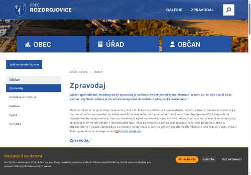 Zobrazit webové stránky Rozdrojovický zpravodaj
