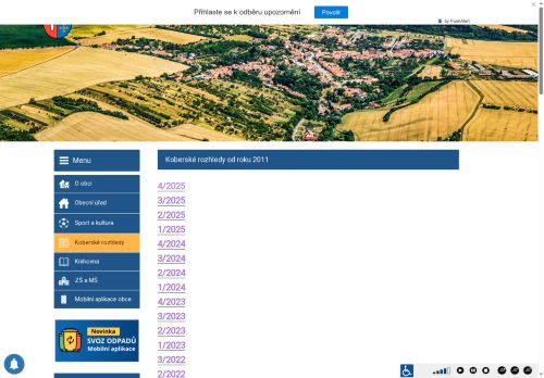 Zobrazit webové stránky Koberské rozhledy