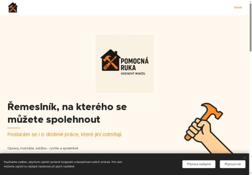 Zobrazit webové stránky Pomocná ruka - Hodinový manžel