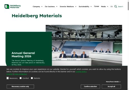 Heidelberg Materials Digital Hub Brno, s.r.o. nabízí práci na pozici Support Analyst v obci Brno