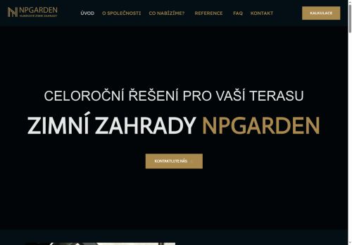 Webové stránky NP Garden s.r.o., Hodonín