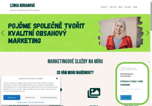 Zobrazit webové stránky BcA. Lenka Burianová