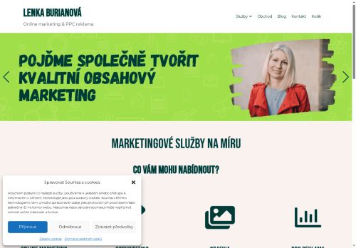 Zobrazit webové stránky BcA. Lenka Burianová