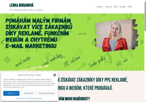 Zobrazit webové stránky BcA. Lenka Burianová