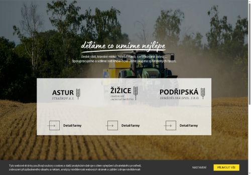 Podblanicko Louňovice pod Blaníkem a.s. nabízí práci na pozici Řidiči a obsluha zemědělských strojů v obci Louňovice pod Blaníkem