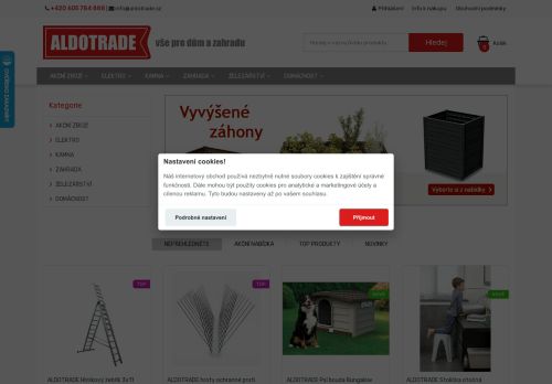 ALDOTRADE s.r.o. nabízí práci na pozici Administrativní pracovník/ce -  zákaznický servis e-shopu v obci Holešov