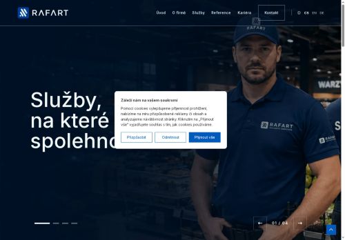 RAFART COMPANY s.r.o. nabízí práci na pozici Pracovníci ostrahy, strážní (M/Ž) v obci Praha