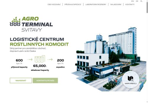 Webové stránky AG MAIWALD a.s., Pohořelice