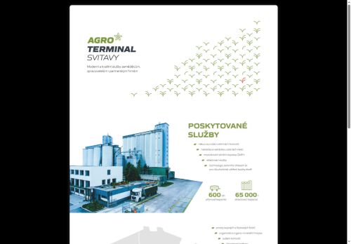 Webové stránky AGROTERMINAL Svitavy a.s., Svitavy