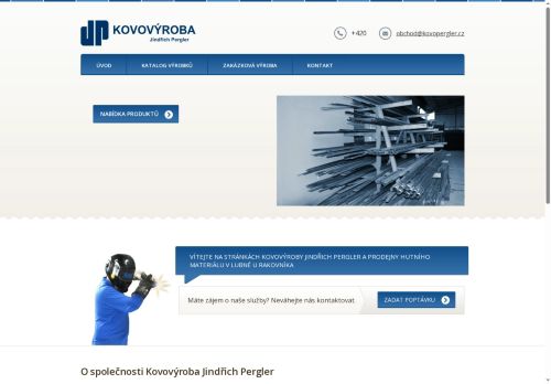 Jindřich Pergler nabízí práci na pozici Svářeč/zámečník (m/ž) v obci Lubná