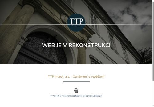 TTP facility management, s.r.o. nabízí práci na pozici Uklízeči a pomocníci v administrativních objektech v obci Praha