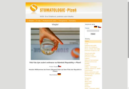 Stomatologie Plzeň s.r.o. nabízí práci na pozici Zubní instrumentáři v obci Plzeň