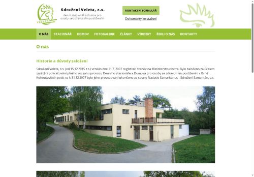 Sdružení Veleta, z.s. nabízí práci na pozici Uklízeč v zařízení sociálních služeb - m/ž v obci Brno