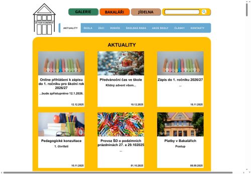 Základní škola T. G. Masaryka, Komárov, okres Beroun nabízí práci na pozici Učitel/ka VVP - aprobace anglický jazyk v obci Komárov