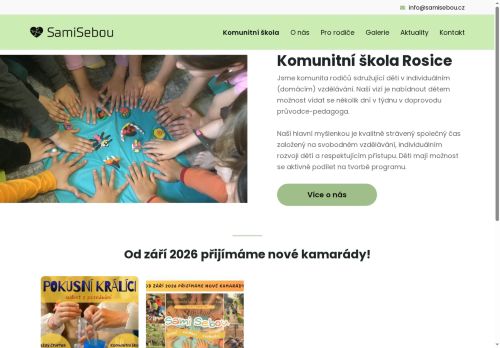 Zobrazit webové stránky Komunitní škola Sami Sebou