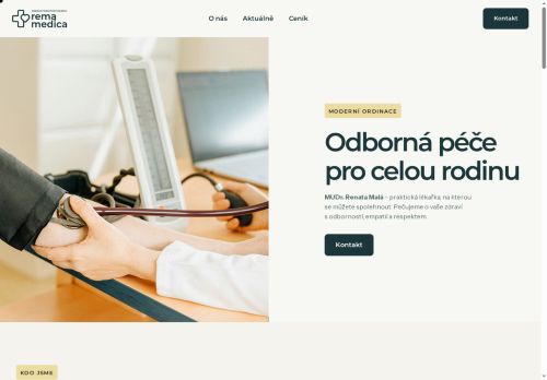 Zobrazit webové stránky Praktický lékař pro dospělé - MUDr. Renata Malá