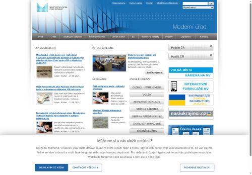 Ministerstvo vnitra nabízí práci na pozici Referent/ka bezpečnosti státu v obci Kladno