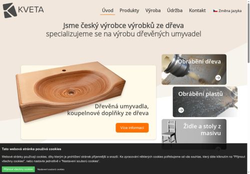 KVETA CNC PRODUCTION s.r.o. nabízí práci na pozici OBSLUHA CNC STROJŮ v obci Okřínek