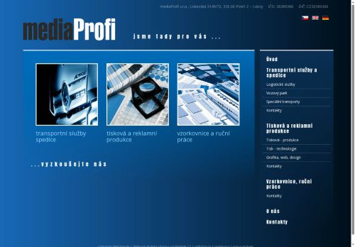 MediaProfi, s.r.o. nabízí práci na pozici řidič pro MKD s řidičským oprávněním C+E a 2 letou praxí v obci Plzeň