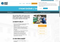 Webové stránky NOVÝ START, personální agentura s.r.o., Velká Bíteš
