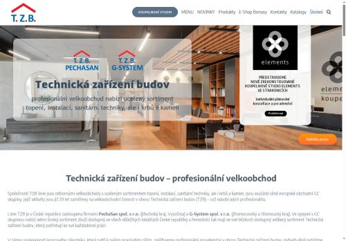 Webové stránky PechaSan spol. s r.o., Příbram