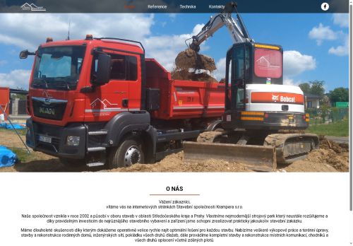 Stavební společnost Krampera s.r.o. nabízí práci na pozici Stavební dělník/ice v obci Křečovice