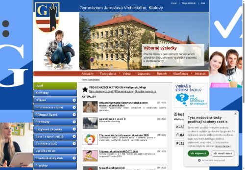 Gymnázium Jaroslava Vrchlického, Klatovy, Národních mučedníků 347 nabízí práci na pozici uklízeč(ka) v obci Klatovy