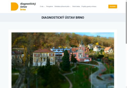 Webové stránky Diagnostický ústav Brno, středisko výchovné péče a základní škola, Brno, Hlinky 140, Brno