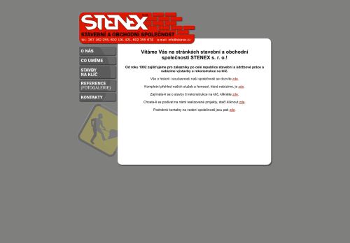 STENEX s.r.o. nabízí práci na pozici stavební dělníci v obci Praha