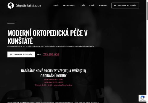 Zobrazit webové stránky Ortopedická ambulance - MUDr. Daniel Žitník