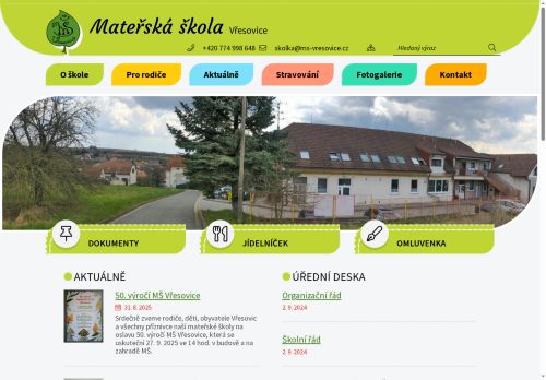 Mateřská škola Vřesovice, příspěvková organizace nabízí práci na pozici asistent/ka pedagoga v obci Vřesovice