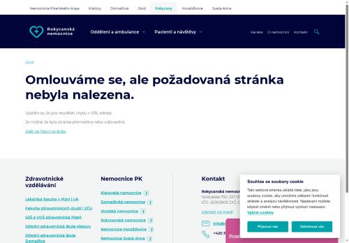 Zobrazit webové stránky Gynekologická ambulance - Rokycanská nemocnice