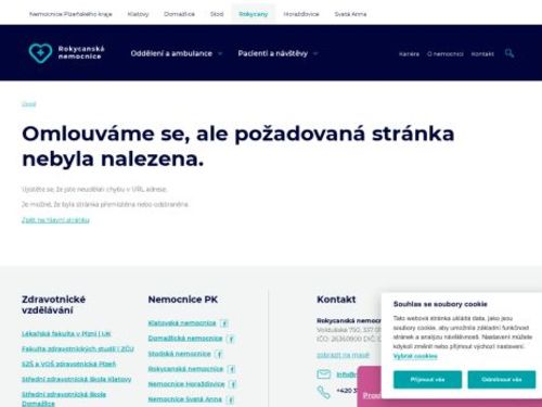 Gynekologická ambulance - Rokycanská nemocnice