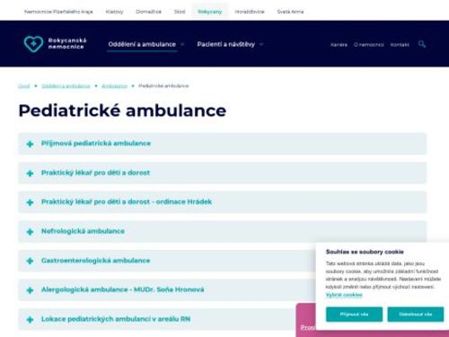 Praktický lékař pro děti a dorost - ordinace Hrádek - MUDr. Alexandra Katrušinová